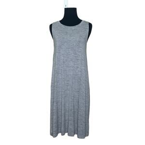 Gap gray sleeveless mini tank dress size Small